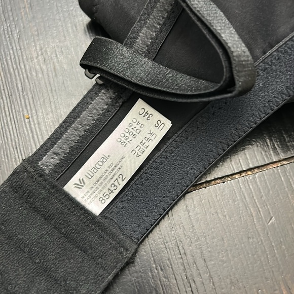 NWT New Wacoal Black Staying Power Strapless Convertible Bra Size 34C - Picture 7 of 8